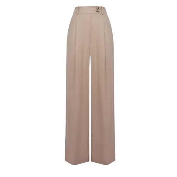 Reiss Pants - Reiss Pants Hollie Wide leg linen trousers size 4